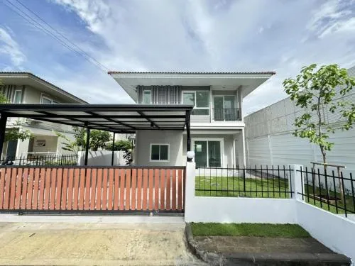 For Sale House , Kanasiri Chaiyaphruek - Wongwaen , corner unit , wide frontage , newly renovated , Bang Bua Thong , Bang Bua Thong , Nonthaburi , CX-125697