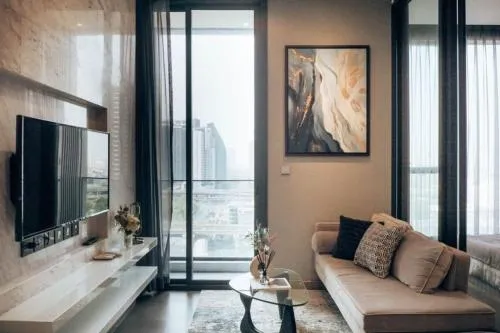 For Sale Condo , The Esse at Singha Complex , MRT-Phetchaburi , Bang Kapi , Huai Khwang , Bangkok , CX-126743