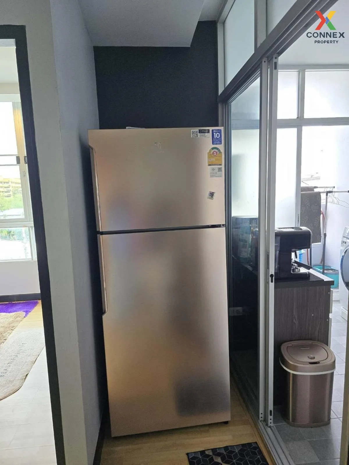 For Sale Condo , Ratchada City 18 , corner unit , MRT-Huai Khwang