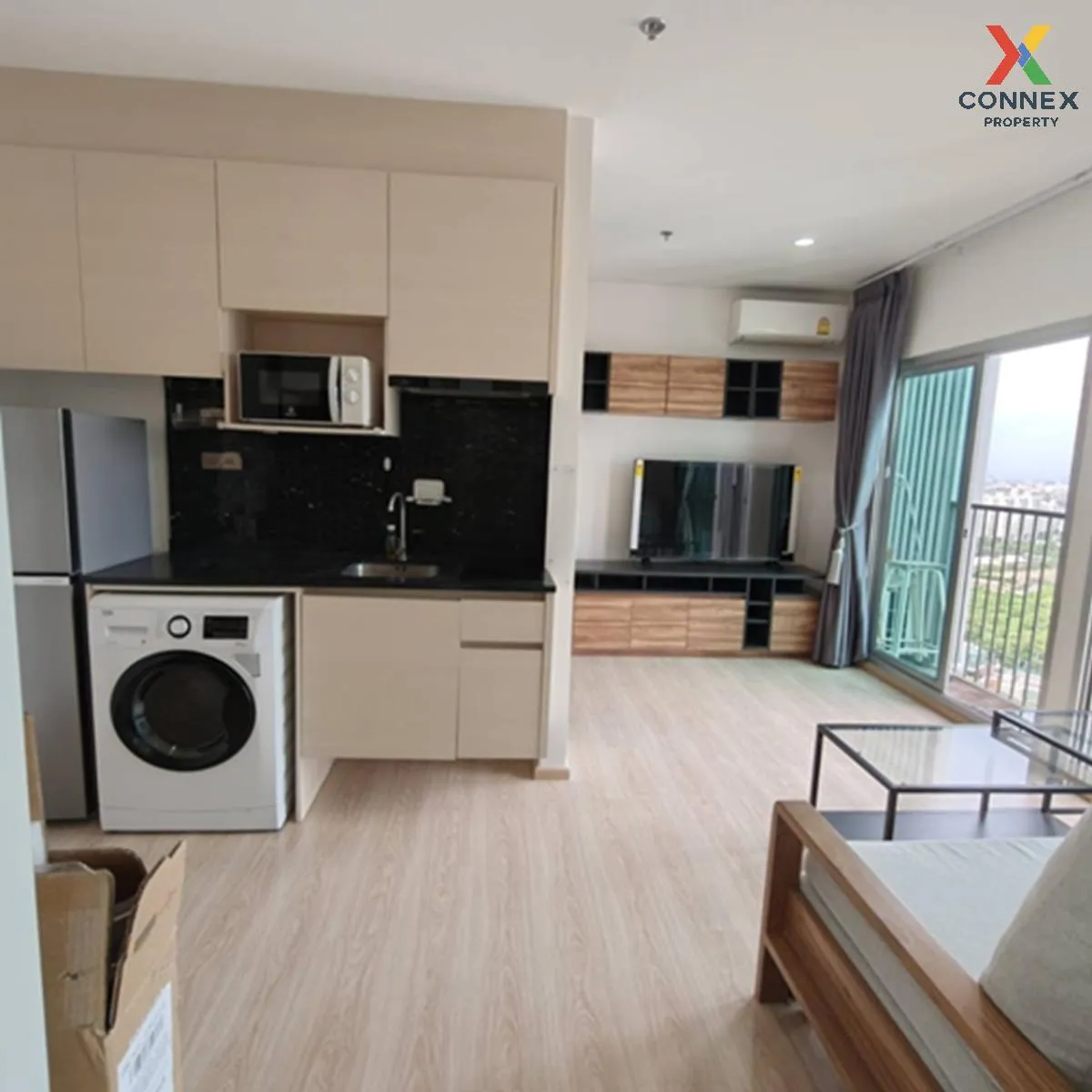 For Rent Condo , Noble Revolve Ratchada 2 , corner unit , MRT-Tha 3