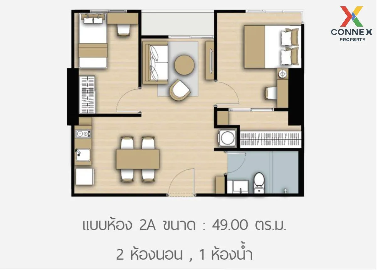 เช่าคอนโด  เดอะพาร์คแลนด์ เพชรเกษม 56 MRT-ภาษีเจริญ บางหว้า เขต ภ