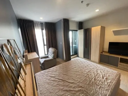 For Rent Condo , Life Asoke - Rama 9 , high floor , MRT-Phra Ram 9 , Makkasan , Rat Thewi , Bangkok , CX-128519