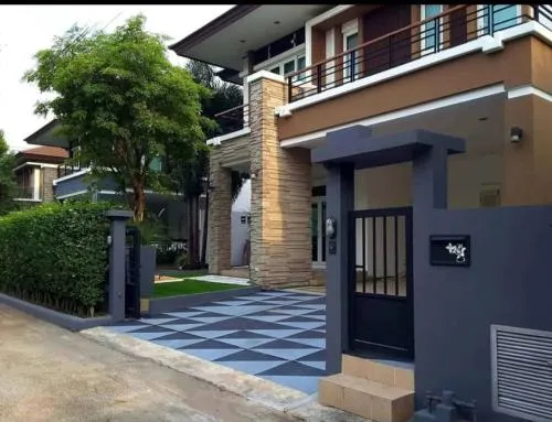For Rent House , HOME ON GREEN THANYATHANI 2 , wide frontage , Lat Sawai , Lam Luk Ka , Pathum Thani , CX-128964