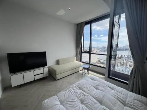 For Rent Condo , Chapter Charoennakhorn-Riverside , BTS-Krung Thon Buri , Bang Lamphu Lang , Khlong San , Bangkok , CX-128989
