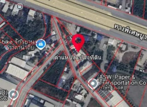 For Sale 2-storey detached house with 1 rai of land , Sisa Chorakhe Yai , Bang Sao Thong , Samut Prakarn , CX-129637