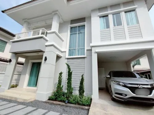 เช่าบ้าน  พฤกษาวิลเลจ เดอะซีซัน ร่มเกล้า - ลาดกระบัง MRT-มีนบุร ลำปลาทิว เขต ลาดกระบัง กรุงเทพ CX-130077