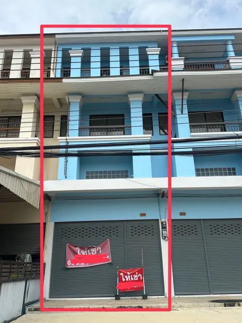 For Rent 4-storey commercial building , high floor , wide frontage , Bang Ya Phraek , Mueang Samut Sakhon , Samut Sakhon , CX-130549