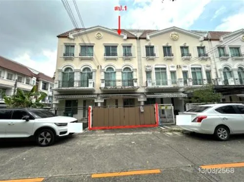 For Sale Townhouse/Townhome  , Baan Klang Muang Swiss Town Kaset-Nawamin , Chorakhe Bua , Lat Phrao , Bangkok , CX-131130