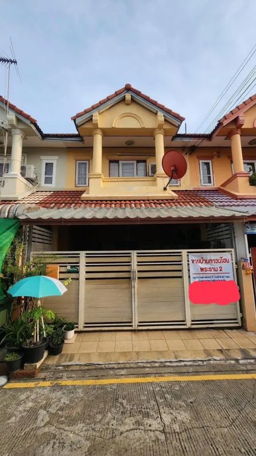 For Sale Townhouse/Townhome  , Baan Kanda Rama 2 Km.23 , wide frontage , Na Di , Mueang Samut Sakhon , Samut Sakhon , CX-131564