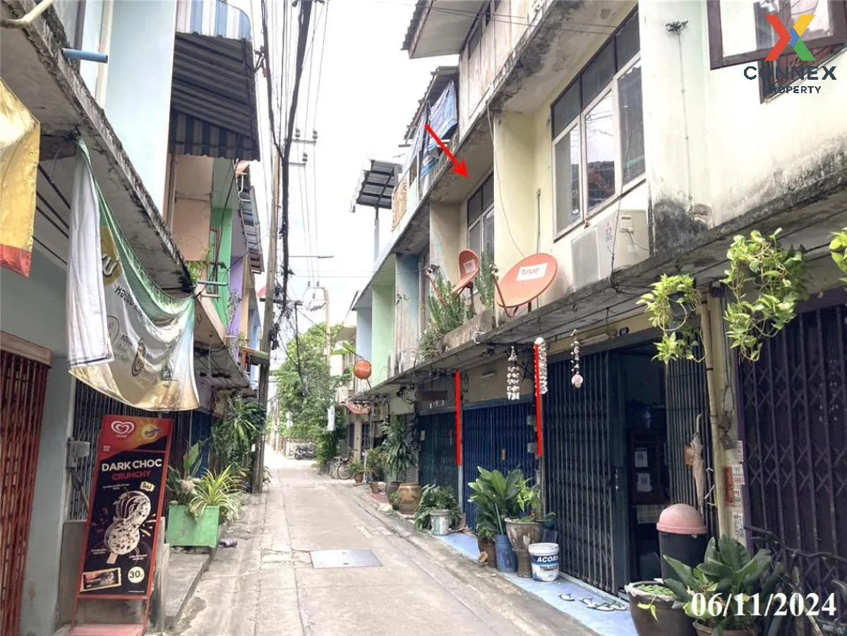 ขายอาคารพาณิชย์ 3 ชั้น พื้นที่ 105 ตารางเมตร ตลาดขวัญ นนทบุรี ตลา