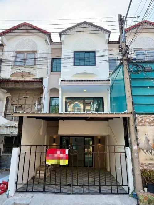 ขายทาวน์เฮ้าส์/ทาวน์โฮม  บ้านสวนรังสี โครงการ 2 วิวสวย หน้ากว้าง รีโนเวทใหม่ ท่าทราย เมืองสมุทรสาคร สมุทรสาคร CX-131884