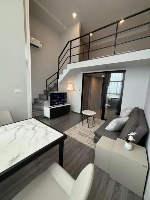 For Rent Condo , Ideo Ramkhamhaeng - Lam Sali Station , Duplex , MRT-Lam Sali , Hua Mak , Bang Kapi , Bangkok , CX-132516