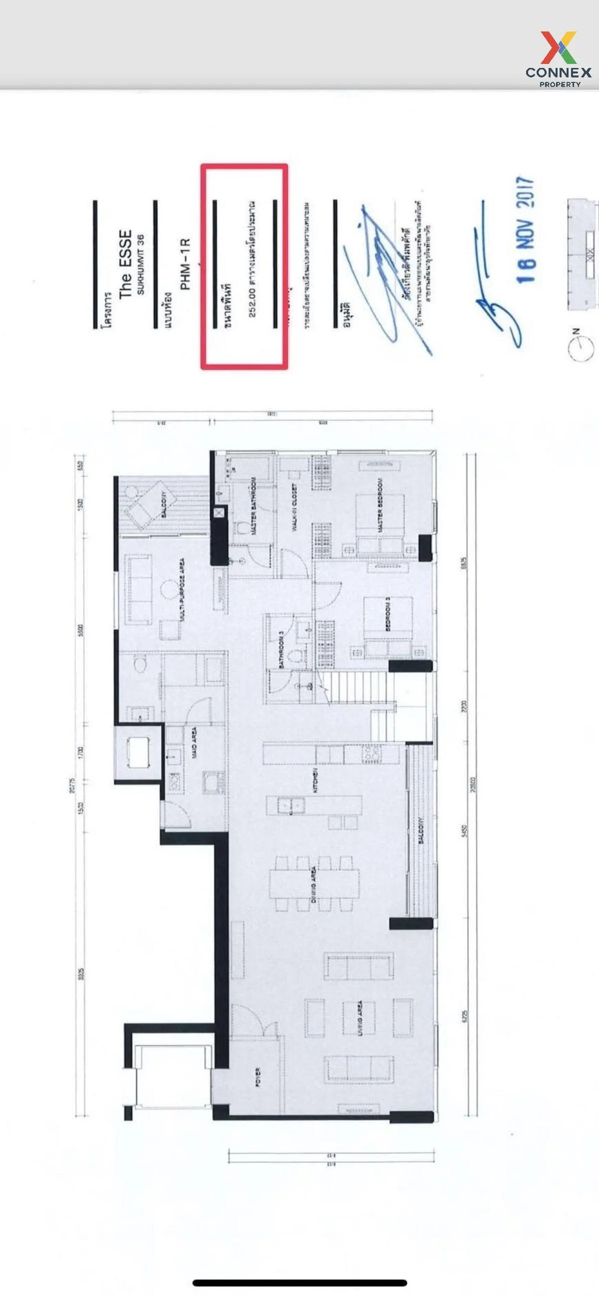For Sale Condo , The Esse Sukhumvit 36 , Penthouse , nice view ,  1