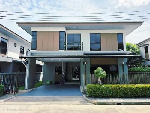 For Rent House , Baan Lumpini Suanluang Grand Rama 9 , wide frontage , Nong Bon , Prawet , Bangkok , CX-132848