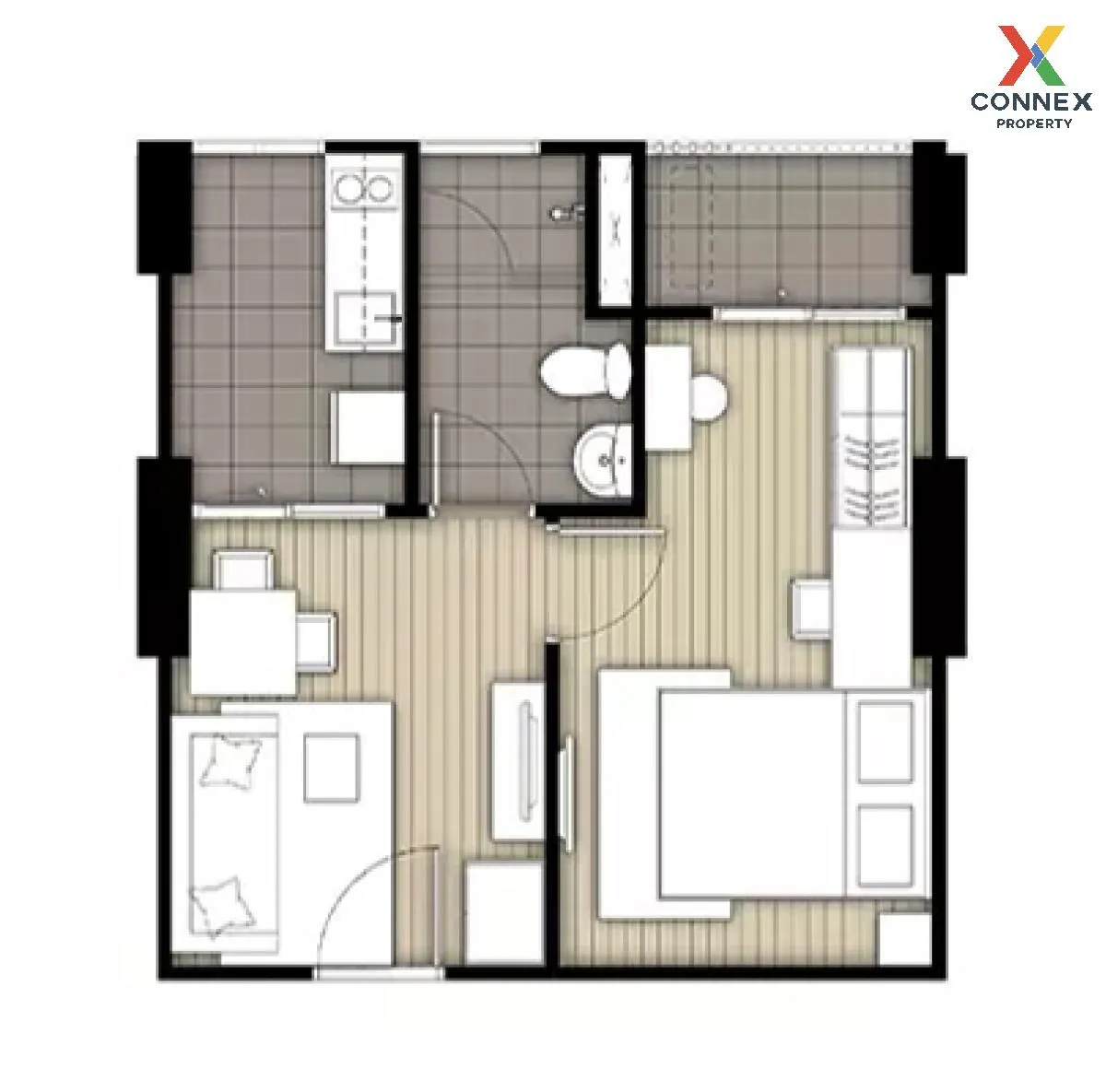 For Rent Condo , Ideo Sukhumvit 115 , BTS-Pu Chao , Thepharak , M