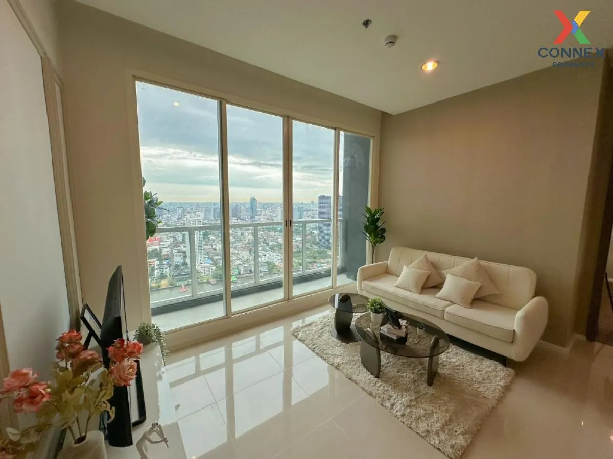 For Rent Condo , Menam Residences , BTS-Saphan Taksin , Wat Phray 1