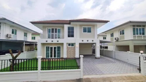 For Sale House , Baan Kunaphat 6 , wide frontage , newly renovated , Phimonrat , Bang Bua Thong , Nonthaburi , CX-133778