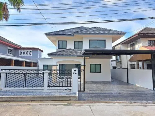 For Sale House , Phatchara Ville 2 , wide frontage , newly renovated , Krathum Lom , Sam Phran , Nakhon Pathom , CX-133796