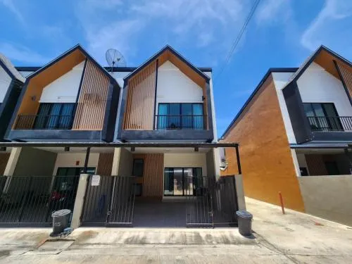 For Sale Townhouse/Townhome  , Baan One-D Mahachai - Khlong Khru , nice view , corner unit , wide frontage , Tha Sai , Mueang Samut Sakhon , Samut Sakhon , CX-134233