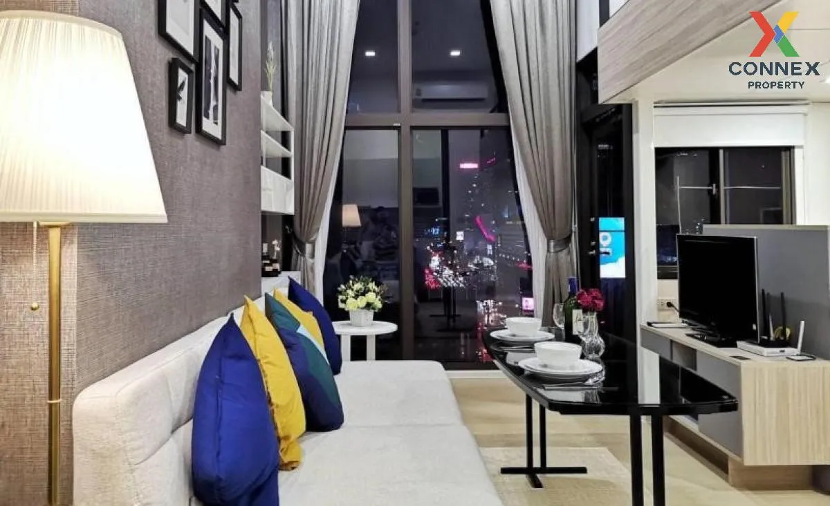 FOR RENT condo , Chewathai Residence Asoke , nice view , MRT-Phra Ram 9 , Makkasan , Rat Thewi , Bangkok , CX-36591