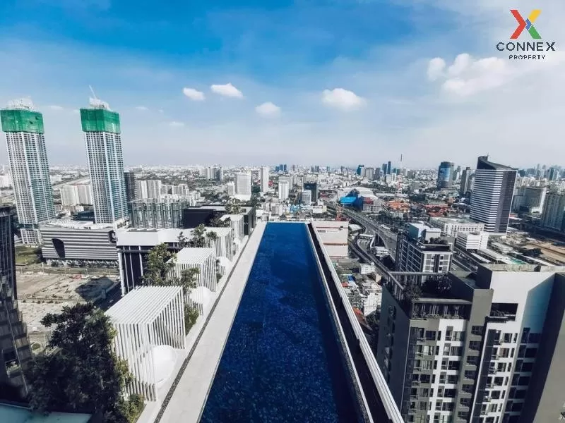 FOR RENT condo , Life Asoke - Rama 9 , nice view , high floor , river view , MRT-Phra Ram 9 , Makkasan , Rat Thewi , Bangkok , CX-53101