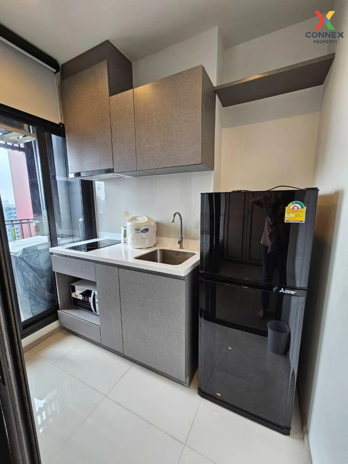 FOR RENT condo , Life Asoke Hype Rama 9 , nice view , high floor , MRT-Phra Ram 9 , Makkasan , Rat Thewi , Bangkok , CX-53933