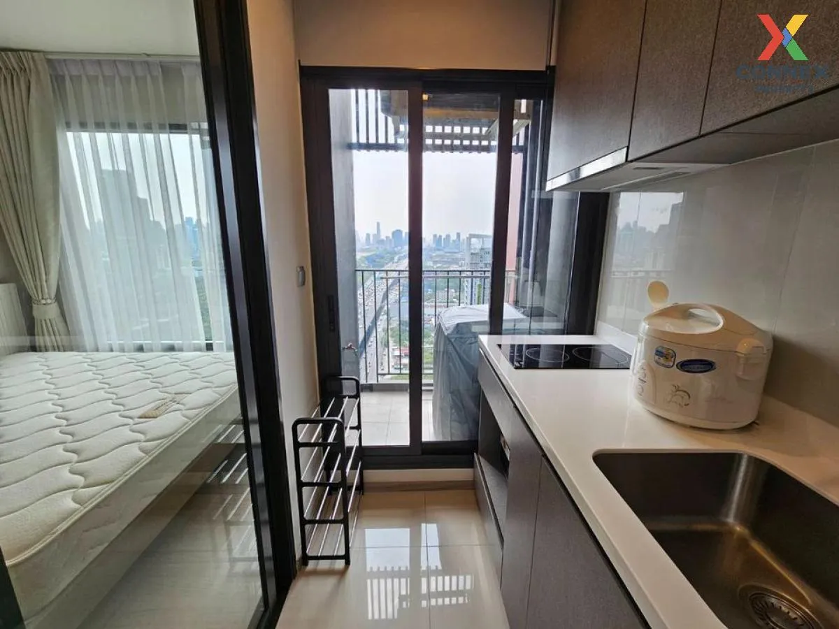 FOR RENT condo , Life Asoke Hype Rama 9 , nice view , high floor , MRT-Phra Ram 9 , Makkasan , Rat Thewi , Bangkok , CX-53933