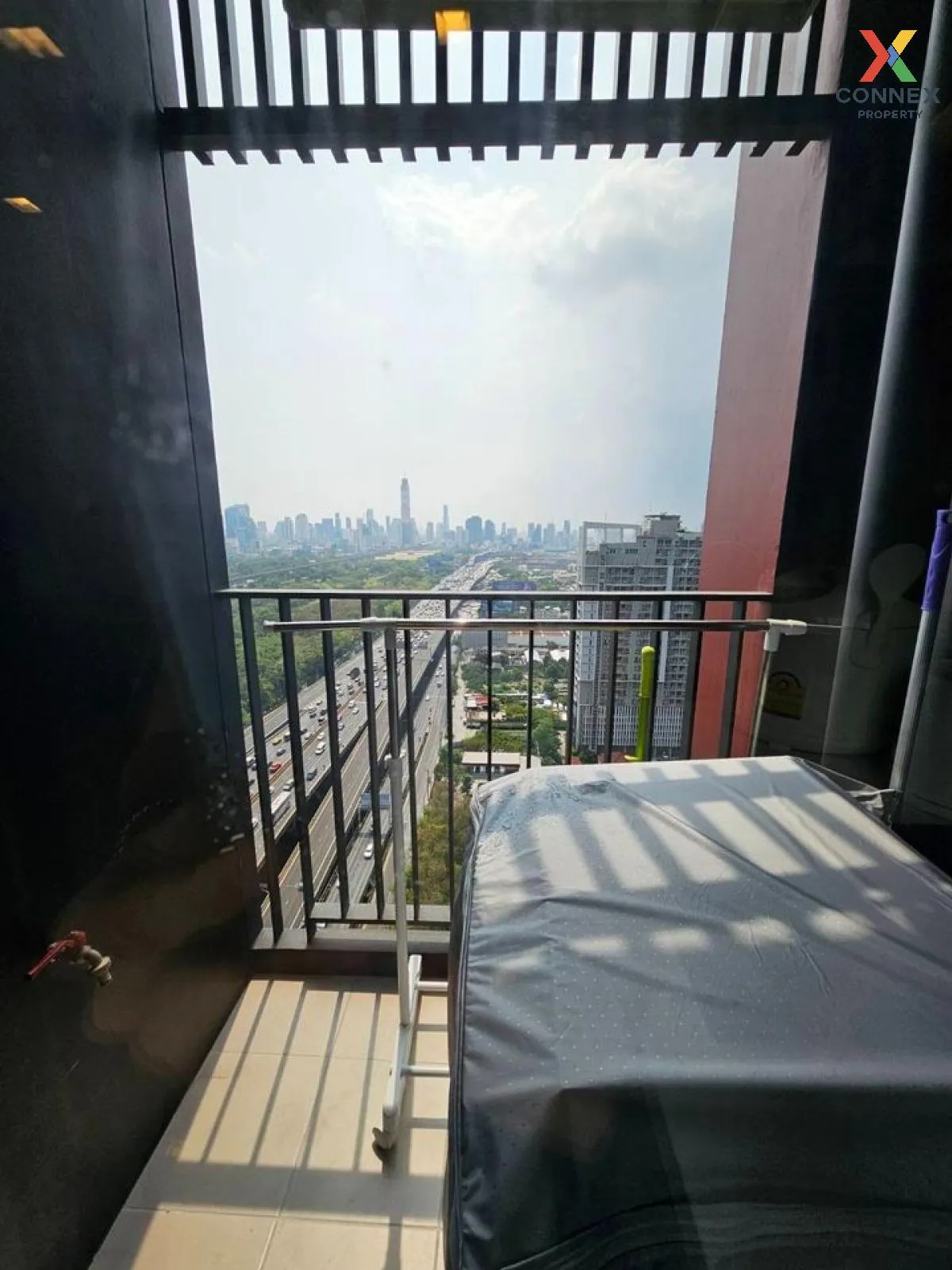 FOR RENT condo , Life Asoke Hype Rama 9 , nice view , high floor , MRT-Phra Ram 9 , Makkasan , Rat Thewi , Bangkok , CX-53933