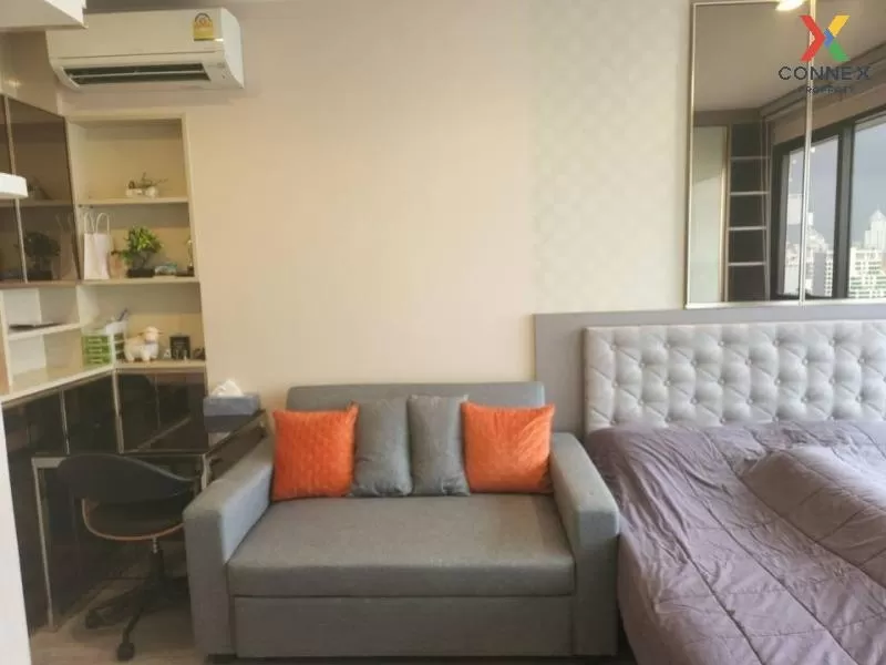 FOR RENT condo , Ideo Mobi Asoke , nice view , high floor , MRT-Phetchaburi , Bang Kapi , Huai Khwang , Bangkok , CX-54933