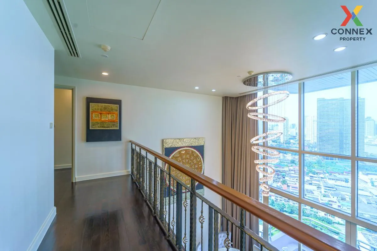 FOR RENT condo , Watermark Chaophraya River , Penthouse , BTS-Kru