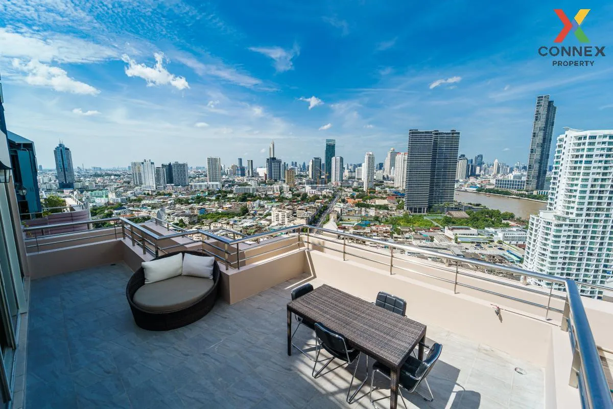 FOR RENT condo , Watermark Chaophraya River , Penthouse , BTS-Kru