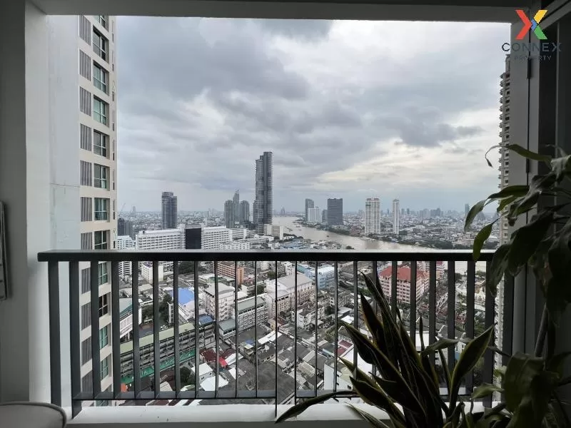 FOR RENT condo , Rhythm Sathorn , nice view , high floor , river view , BTS-Saphan Taksin , Thungmahamek , Sa Thon , Bangkok , CX-55077