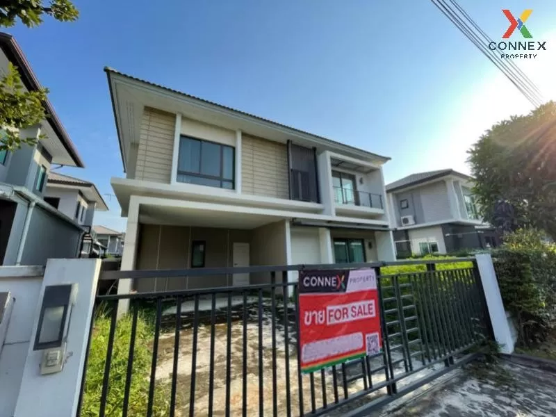 Single house for sale, The City Wongwaen Village, Ramintra, lots of usable space, only 5 minutes to Fashion Island. 1