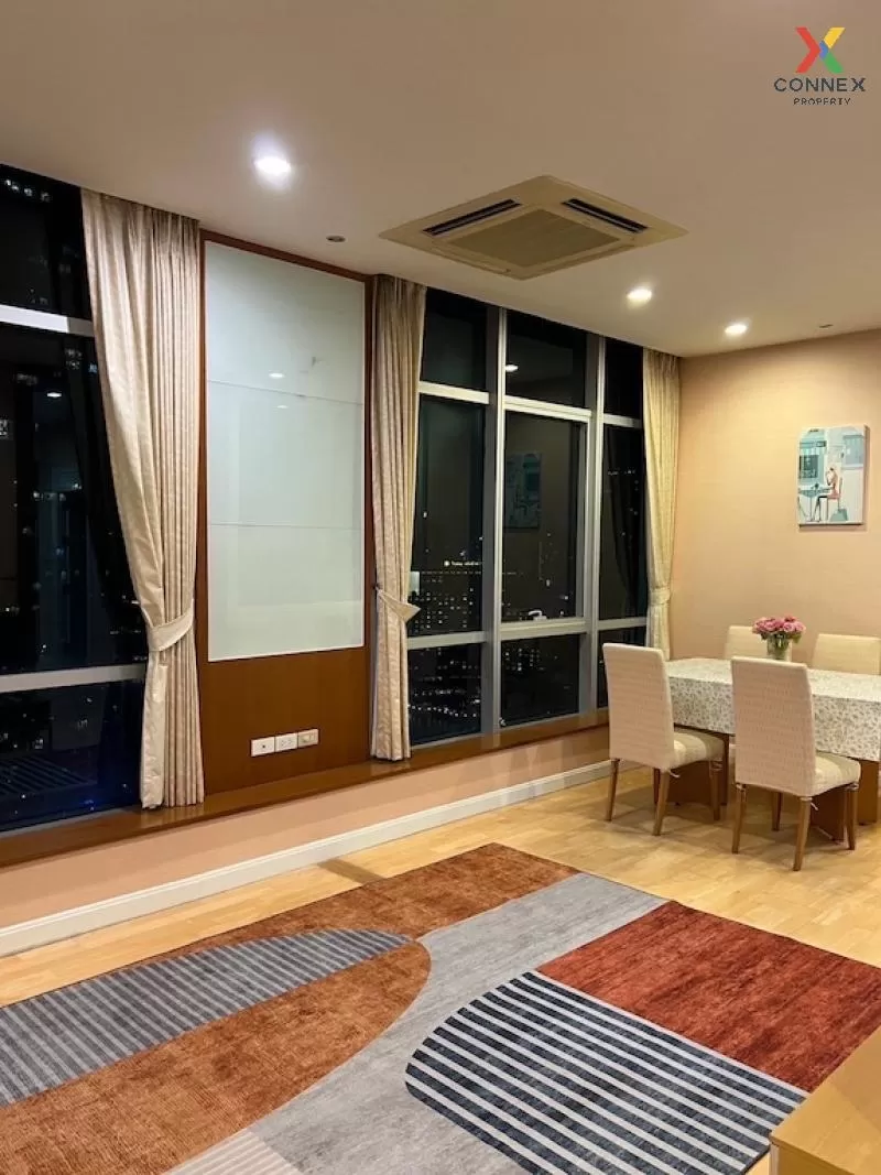 FOR RENT condo , Baan Sathorn Chaopraya , high floor , river view , BTS-Krung Thon Buri , Khlong Ton Sai , Khlong San , Bangkok , CX-77119