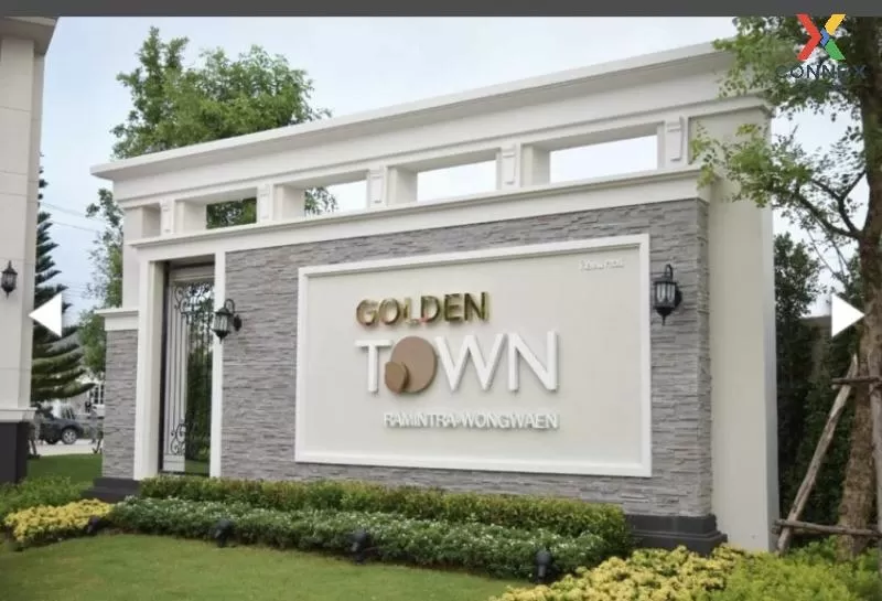 Townhome for sale, Golden Town, Ramintra-Wongwaen, new condition, ready to move in.