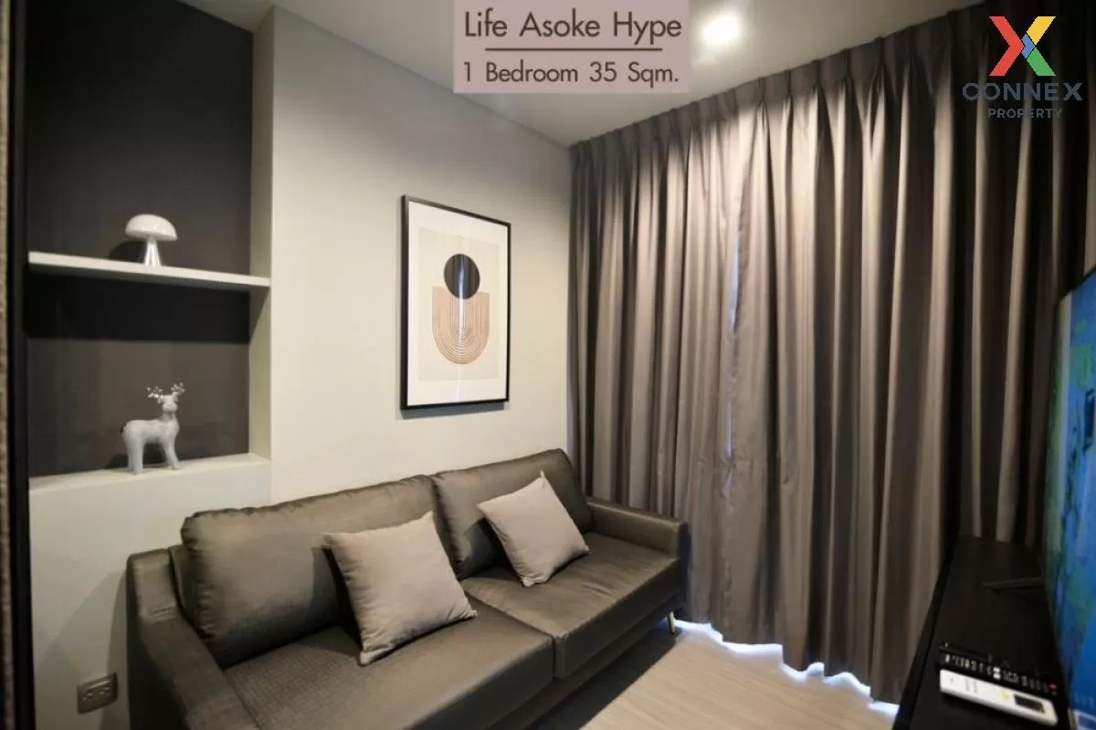 FOR RENT Condo , Life Asoke Hype Rama 9 , MRT-Phra Ram 9 , Makkasan , Rat Thewi , Bangkok , CX-81772