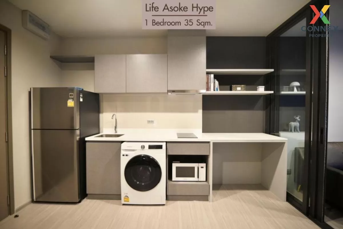 FOR RENT Condo , Life Asoke Hype Rama 9 , MRT-Phra Ram 9 , Makkasan , Rat Thewi , Bangkok , CX-81772 4