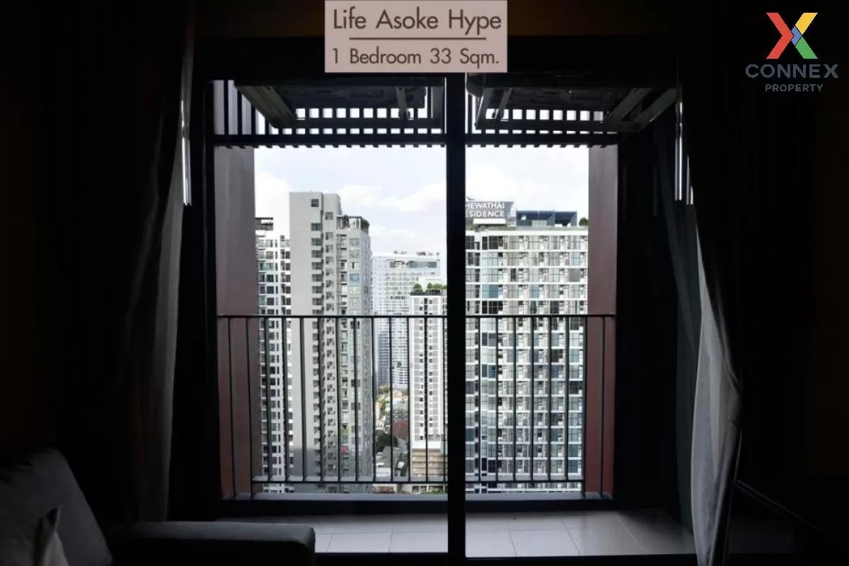 FOR RENT Condo , Life Asoke Hype Rama 9 , MRT-Phra Ram 9 , Makkasan , Rat Thewi , Bangkok , CX-81776