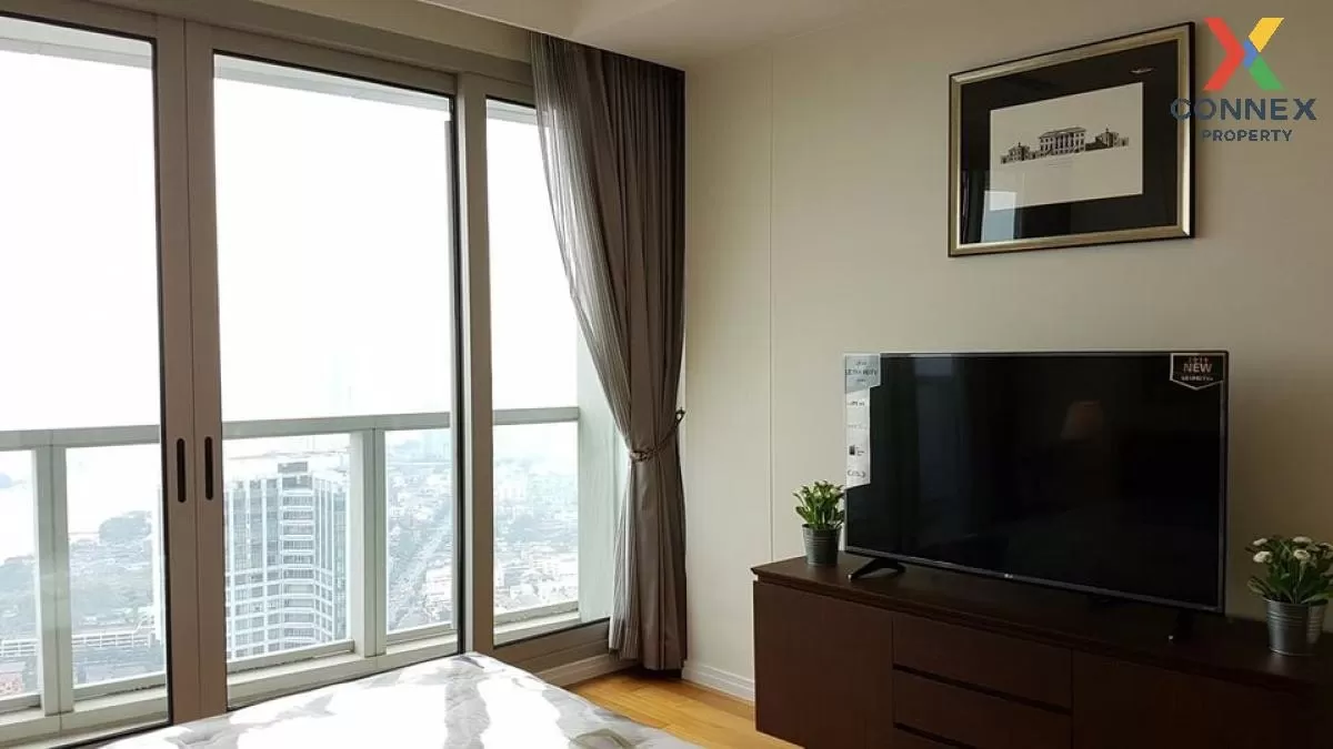 For Rent Condo , The River , high floor , river view , BTS-Saphan Taksin , Khlong Ton Sai , Khlong San , Bangkok , CX-83073