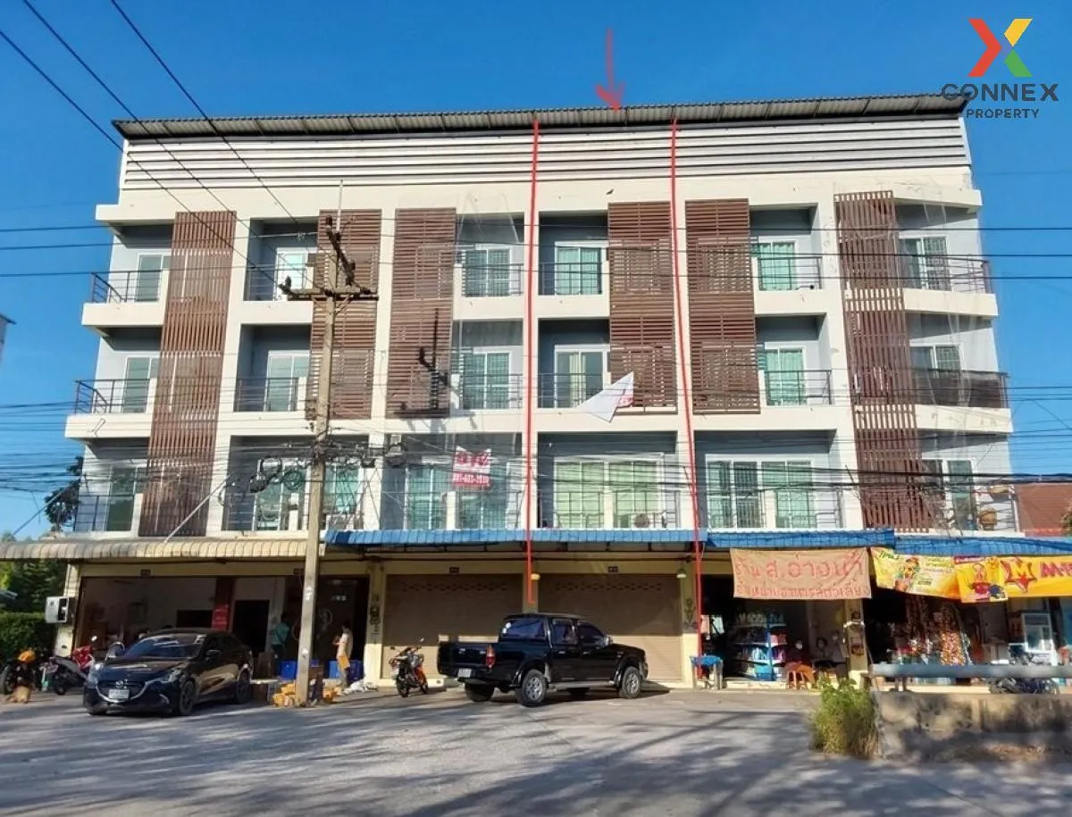 For Sale Commercial building, 4 storey, Pornthep Garden Ville Bang Phra , Bang Phra , Si Racha , Chon Buri , CX-85250 1