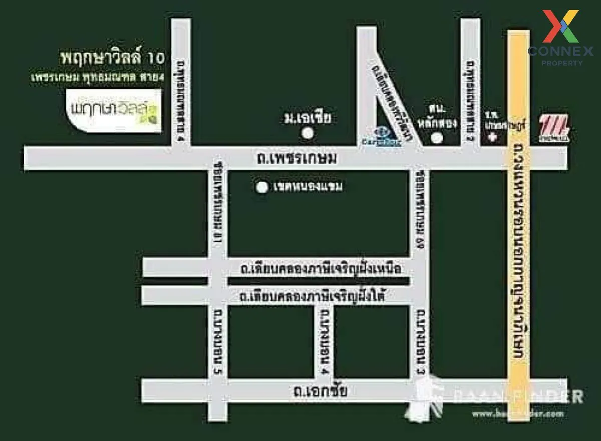 For Sale Townhouse/Townhome  , Prukasa Ville Petchkasem-Phutthamonthon Sai 4 , corner unit , Krathum Lom , Sam Phran , Nakhon Pathom , CX-89526