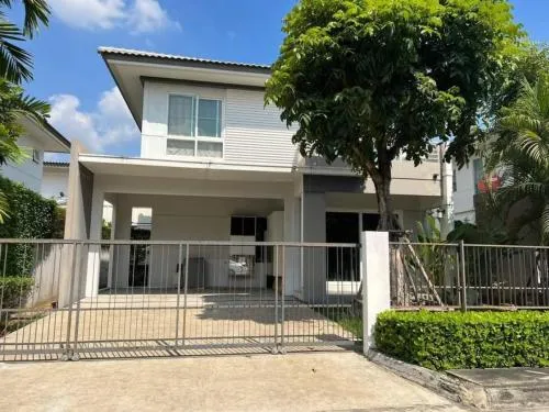 For Sale House , Mantana Lake Watcharapol , wide frontage , O Ngoen , Khlong Sam Wa , Bangkok , CX-91209