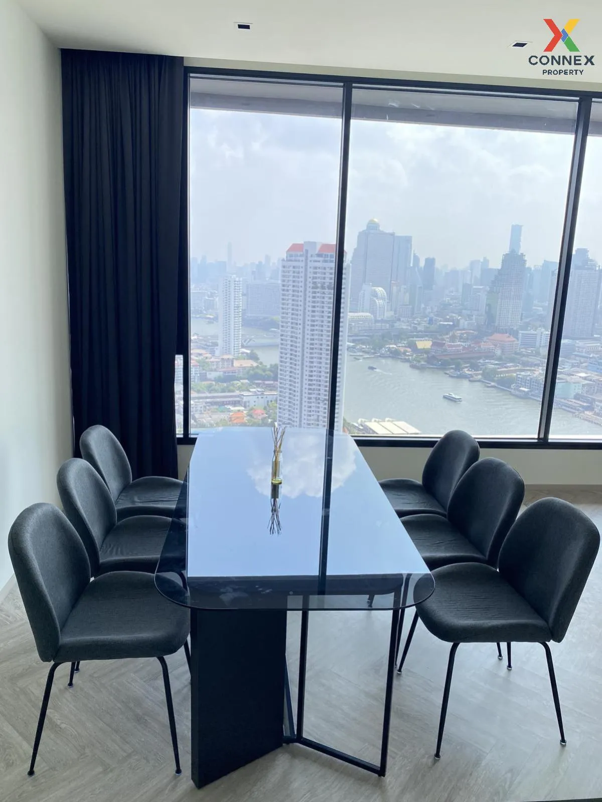 For Rent Condo , Chapter Charoennakhorn-Riverside , high floor , river view , BTS-Krung Thon Buri , Bang Lamphu Lang , Khlong San , Bangkok , CX-95584