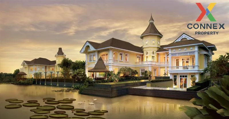 (วิวทะเลสาปหมู่บ้าน หลังมุม) ขายบ้าน  เดอะ รอยัล เรสซิเดนท์ จรเข้