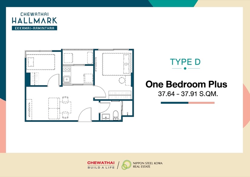 ชีวาทัย ฮอลล์มาร์ค เอกมัย-รามอินทรา Chewathai Hallmark Ekkamai - Raminth Unit Plan TYPE D