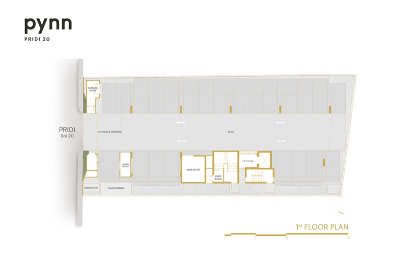  พินน์ ปรีดี 20 - Pynn Pridi 20 Floor plan 1 