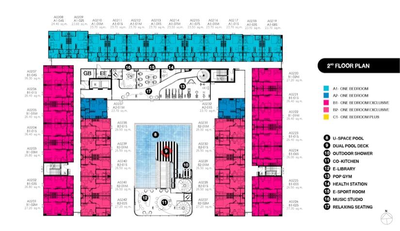 เคฟ ป๊อป ศาลายา ‘Kave Pop Salaya Floor Plan 2 