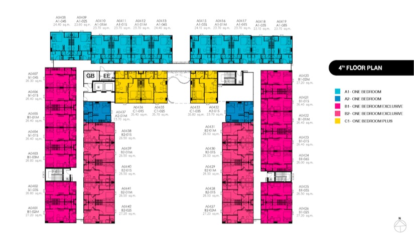 เคฟ ป๊อป ศาลายา ‘Kave Pop Salaya Floor Plan 4 