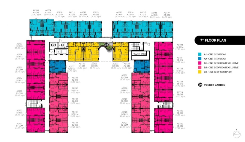 เคฟ ป๊อป ศาลายา ‘Kave Pop Salaya Floor Plan 7