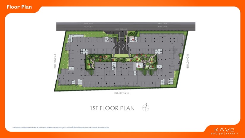 เคฟ เอมบริโอ รังสิต Kave Embryo Rangsit Floor Plan 1 